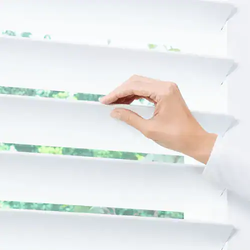 Light-filtering white blinds for privacy and sun control from Blinds West. Expert installation and custom options available for your home or office.